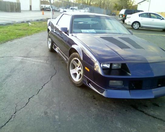 right out the paint shop