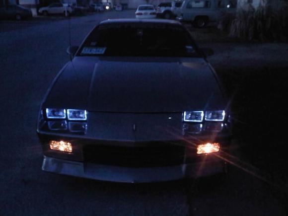 Halos at dusk