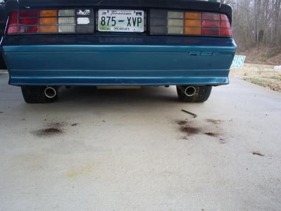 new exhaust tips and bumper