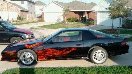 Camaro in sun