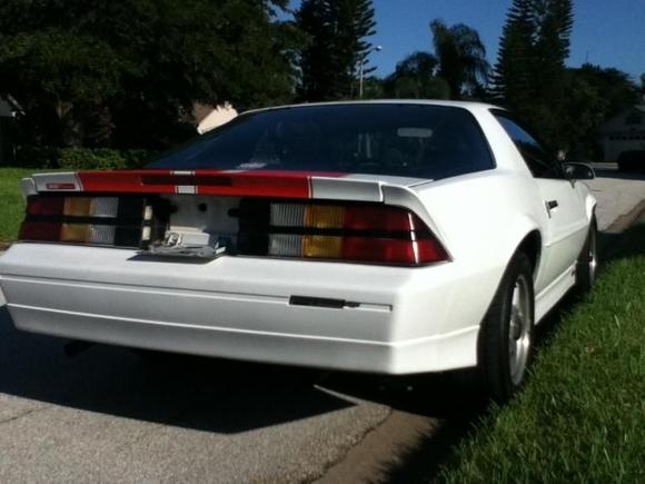 the back