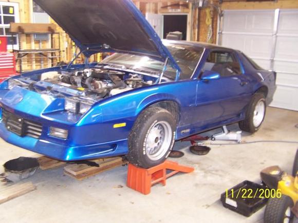 New tranny, flywheel, clutch,pressure plate going in