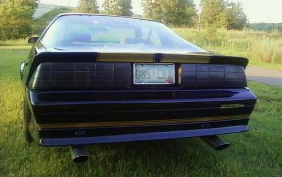rear blackout heritage black/gold