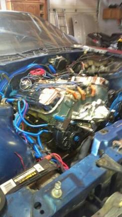 big block dropped on small block mounts