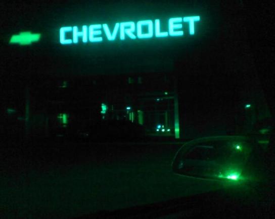 The Chevrolet place seemed like the best place to get pulled over