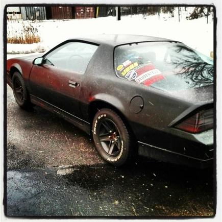 Another picture of it out of storage with some cool snow background. (December 31,2012)