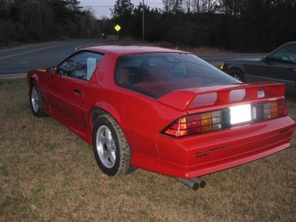 1991 z28 driver rear side shot