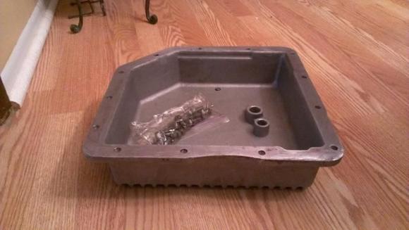 My extra capacity 2qts cast aluminum trans oil pan