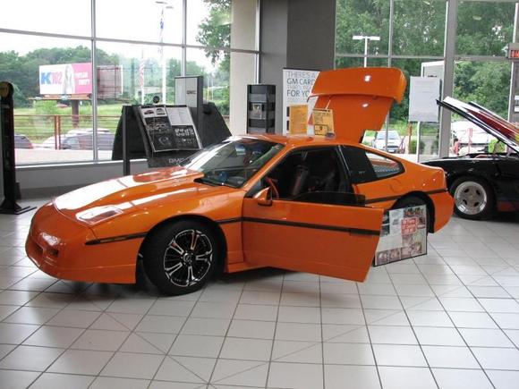 2011 Car Show 002 This was at a Dealers Car Show Room A GM Dealer with Chevys, Buicks, Some Pontiac's A Food Shelf Show..