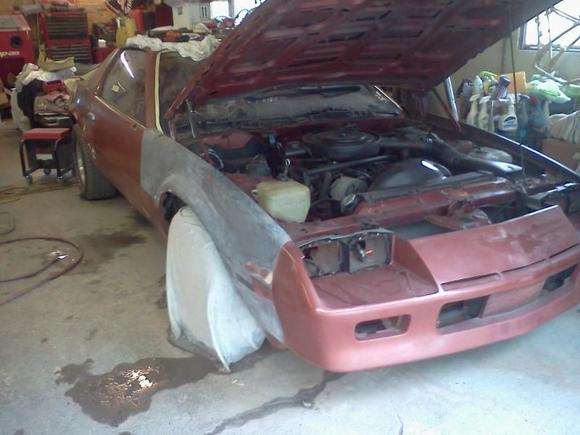 fender sanded down
