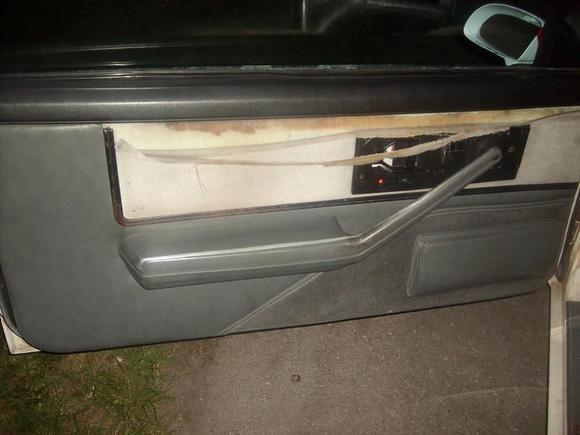 Left door panel