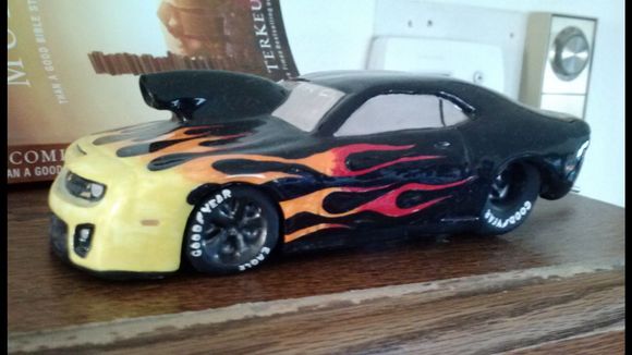 1st car i tried. 2013 ZL1 drag car