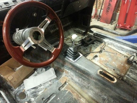 Shifter and ebrake holes done