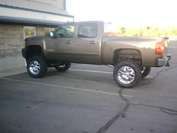 right after lift put on