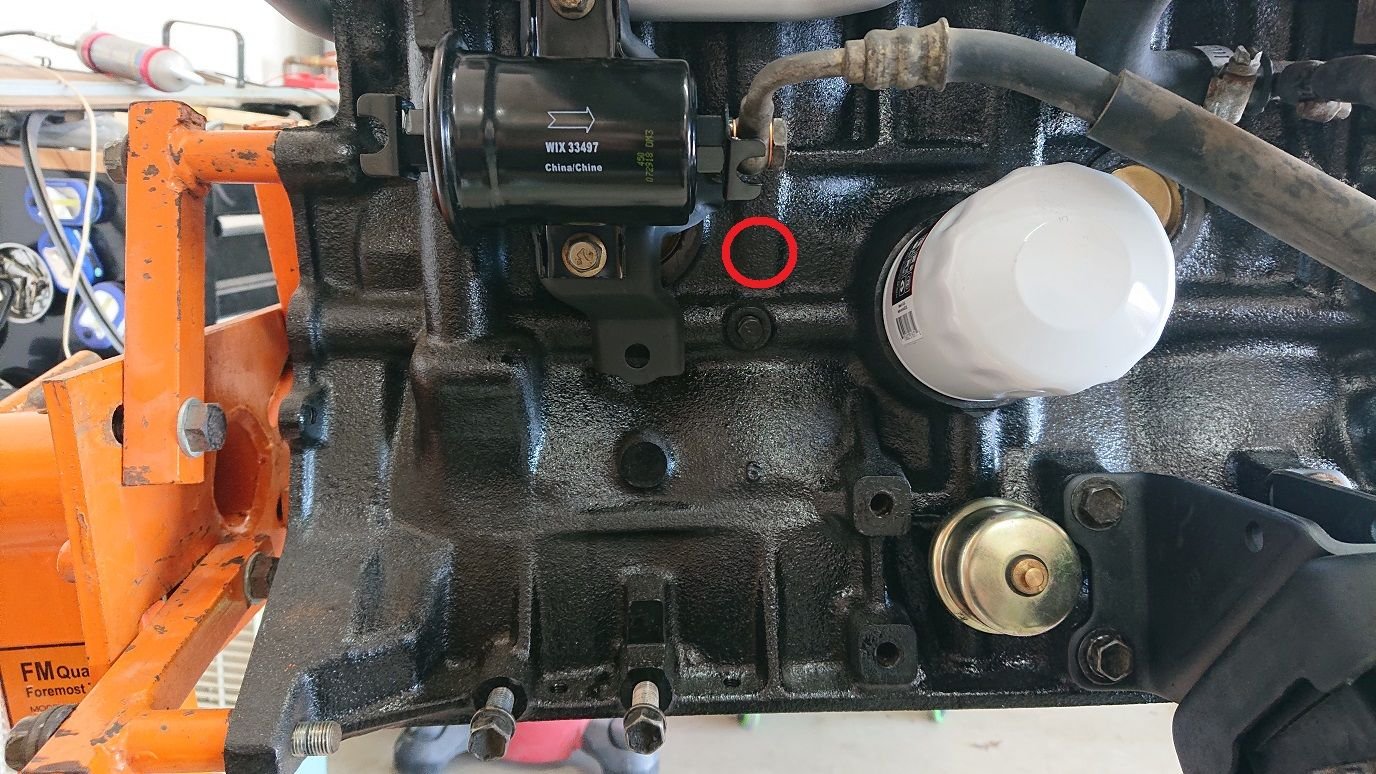 22RE Knock Sensor mount completely missing on new block? YotaTech Forums