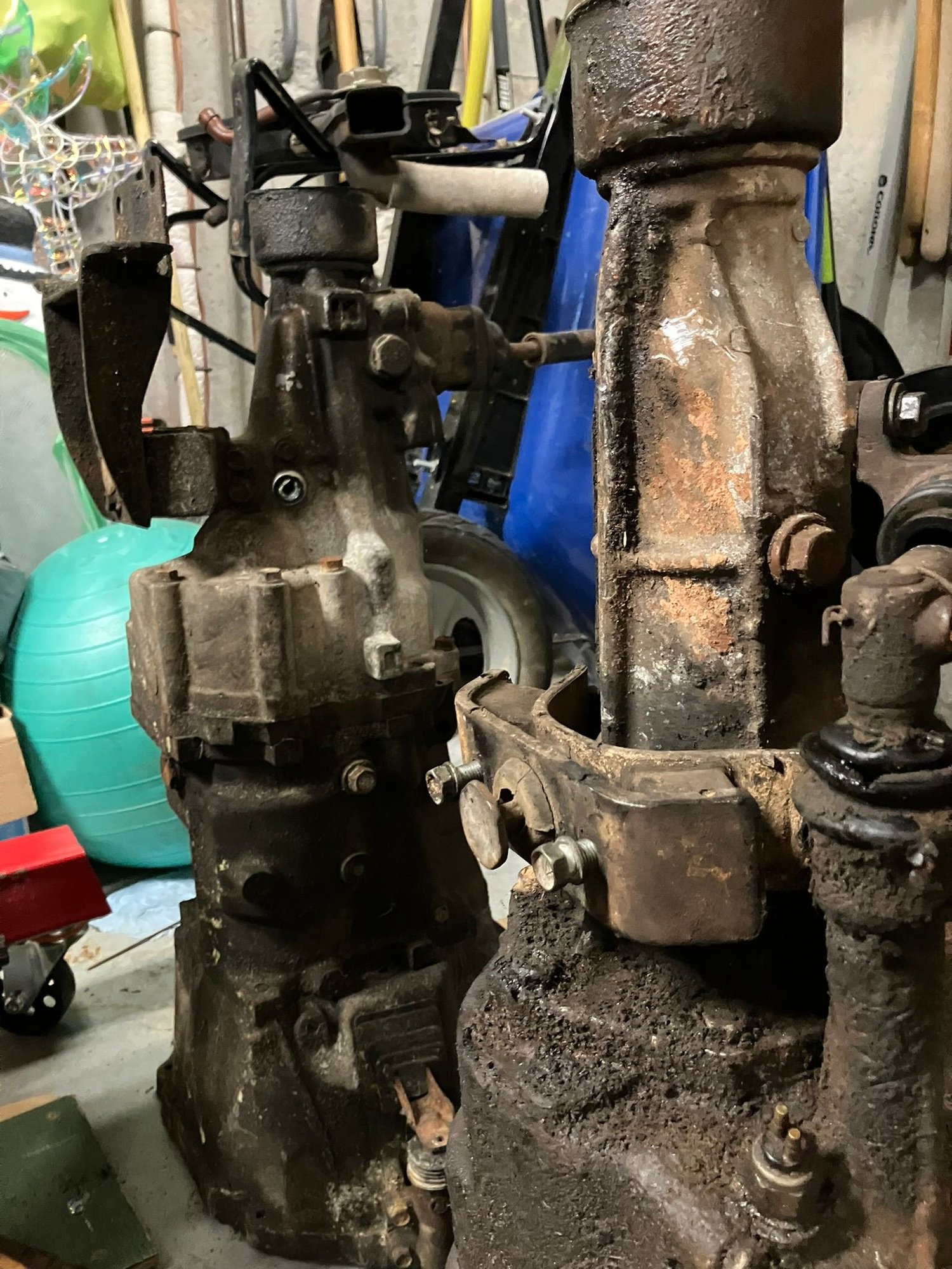 The rear support mounts are a little different between the 5spd and 4spd.