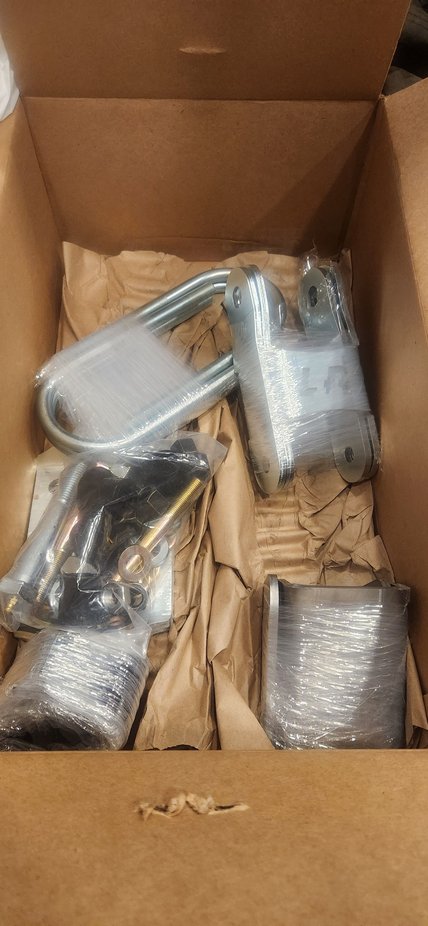 Low range chevy swap kit came in the mail today. As well as low range front diff armor.