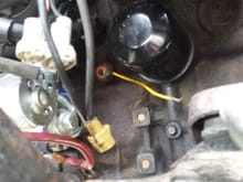 the bolt directly under the oil filter is where I thought the OPS was supposed to go and where the OPS is now is where I thought the KS was supposed to go.. any ideas!?