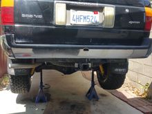 Everything back in. Took me a million years to bleed the brakes, and still it is not perfect :/