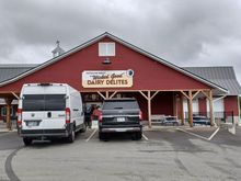 highly recommended - great selection of flavors - i had a dish with a scoop of chocolate chili and a scoop of coffee cookie dough.  delicious.  need to go back and try some other flavors (i did sample the maple bacon)