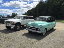 Parked next to this “old grampa car”
