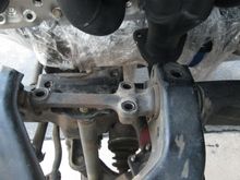 The major problem is this header exit is completely in the way of the upper control arm and Torson bar mounting point not even close to clearing.