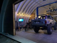 pulled her into the shop for start gutting