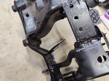 Braced the 2 together. Was very flimsy.