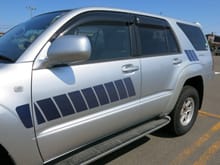 2004 Hilux Surf 4WD door stripes