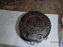 so, i'm showing the "process" on some spare parts, because i didn't take pictures when doing the work...this is the locking hub cover, with the hub body below it