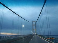 crossing the Mackinac in daylight