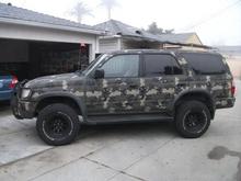 32x11.50R15 BFG Mud Terrains and 2.5 inch lift.