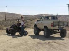 out riding, thats my brother