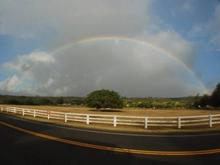 On the road back - killer rainbow shot