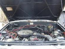 This is my motor. It has a few issues. I would lilke to put a whole new motor in someday (when I win the lotto). Right now its a 22re. But hopefully something good will come her way!!