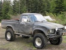 1983 Jeep Recovery Vehicle. 22r W/Webber MSD ign and Flowmaster, 5.29 gears, custom cut BFG Mudking 35's, lincoln locked F/R, TG diff armor, 12K winch and some other stuff. A work in progress.