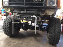 double check shackle angle before fully welding together