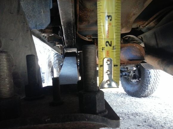 Rear U bolts