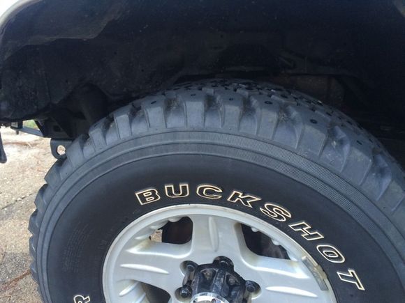 These tundra wheels looked great on the truck.