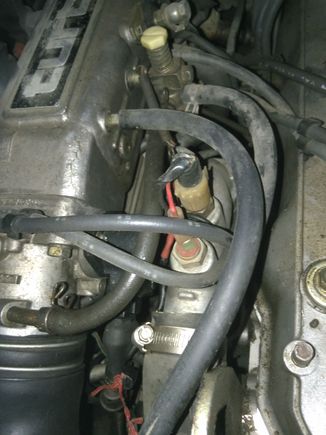 Two port thermostat housing.