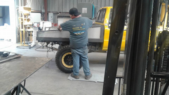 mocking up the sides