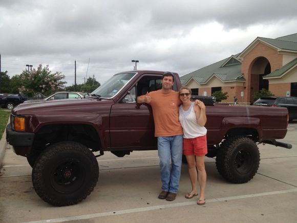 The day I brought it home! My moms loves it too:)