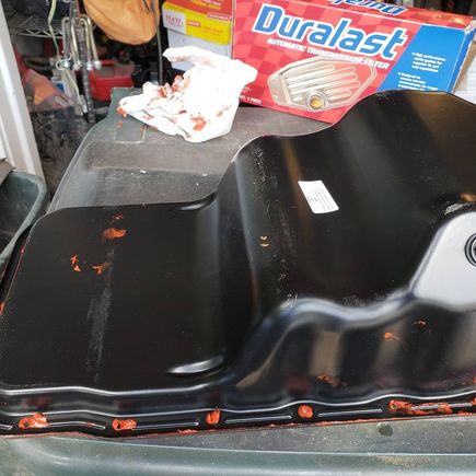 So it turns out i have the wrong frigging oil pan..I have a 2WD 3.0 oil pan
.not deep enough for the rear deep sump