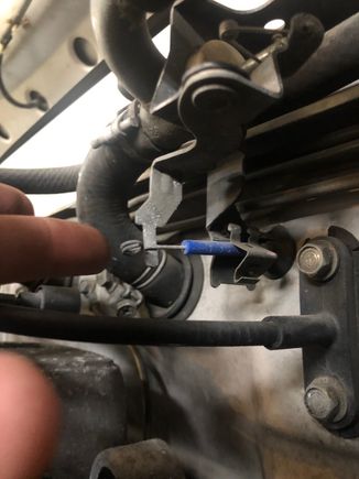 the heater cable attaches here