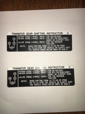 top is my reproduction and bottom in authentic oem