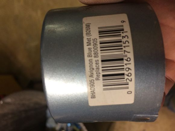Found this paint at parts store.  Matches my faded paint really well.