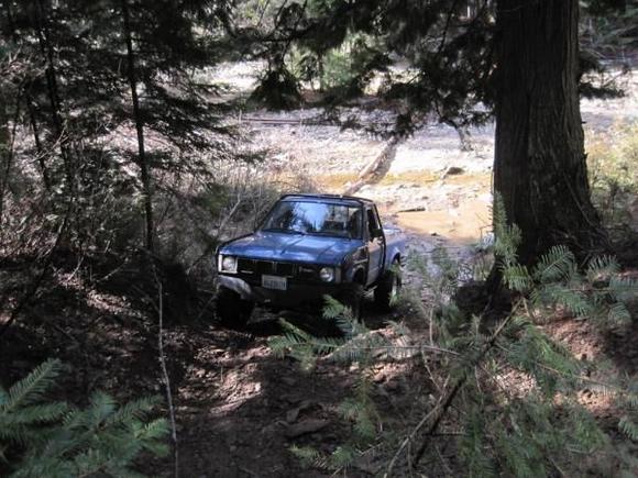 the rare blue toyota