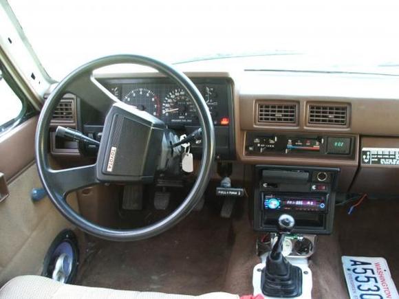 Inside the cab when I first got it. I've done work since.