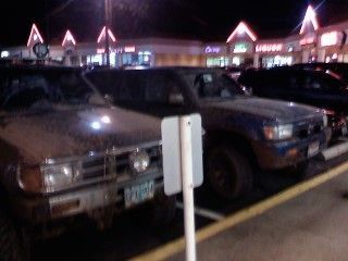 My Yota and my buddy nicks yota after wheeling on my friends property , it has trails and mud pits
Nicks Yota
1988 SR5 22RE 5 Speed 4WD Standard Cab