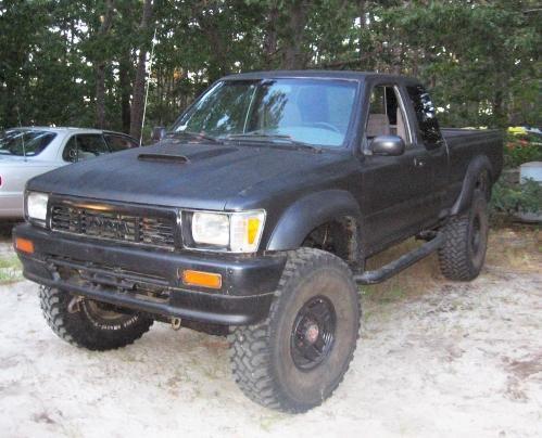 this POS was next. didn't last long. got my money back $2500
91' 22RE trd stage 1 cam, header, 2 inch body lift, 35" BFG